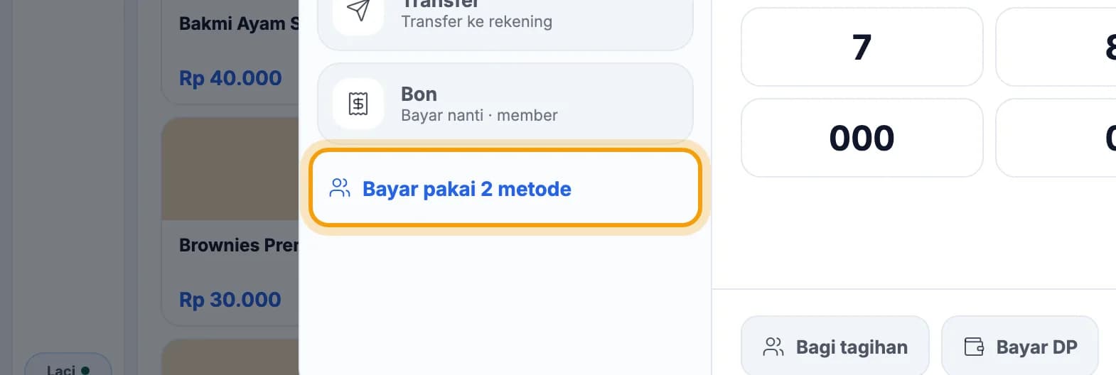 Tautan Bayar pakai 2 metode disorot